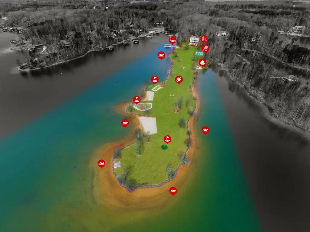 6 Bedrooms Beachfront, Lakefront House Rental in Bumpass, Virginia