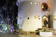 A lot of stained glass around the house