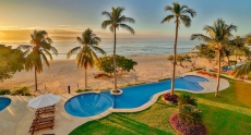 Pool & Beach at Sunrise from Grand Patio