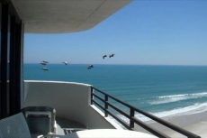 Side Balcony with clear views east, south,and west-shaded most of the day