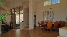 Entryway and dining room