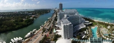 Jr. suite #3 with Panoramic Ocean View in Fontainebleau Hotel, Miami Beach, FL