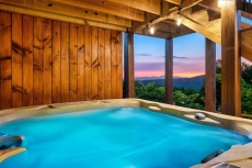 Brand New Cabin | Unique Fire Pit | Hot Tub | Game Room