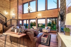 Brand New Cabin | Unique Fire Pit | Hot Tub | Game Room