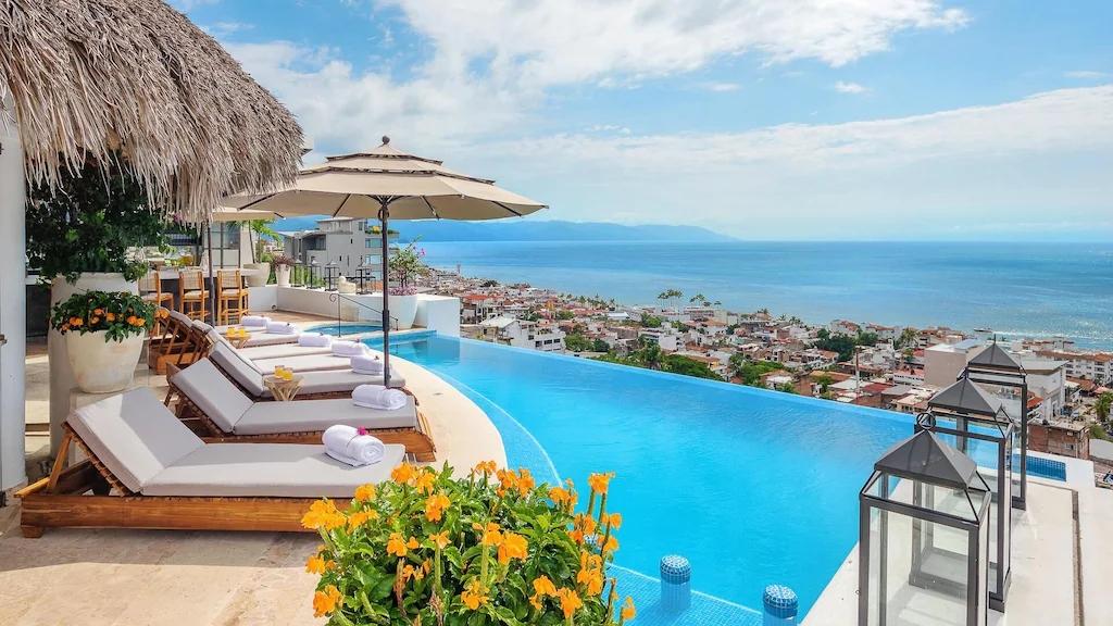 9 Bedrooms Villa rental with Hot Tub in Puerto Vallarta, Jalisco. Most Spectacular Vacation Experience