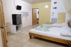 SAMPLE FIRST BEDROOM (BACK DOOR LEADS TO SECOND ROOM)