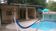 OFFICE RECEPTION & 9x14 SMALL WATERFALL POOL AREA