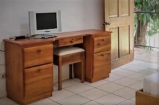 SAMPLE OF DESK AND TV