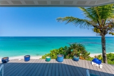 The consistent S.E. Trade Winds bring colling breezes with nothing between this beach and Africa.