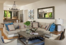 Professionally decorated interior