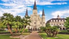 Enjoy a stroll around Jackson Square in the FQ