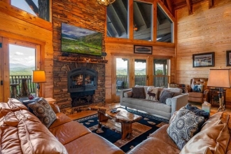 6 BR Mountain View Cottage Rental in Sevierville, Tennessee