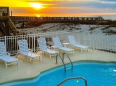 Dolphin View Duplex A- Beachfront Heated Pool! Gulf Shores - Pet Friendly - 4bdr