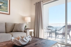 Living Room with Balcony View