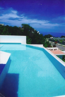Pool overlooking Pacific Ocean.
