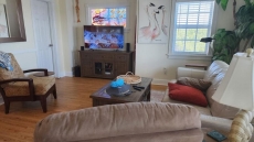 Living room with sofabed