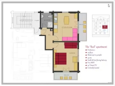 Ap2, Central Saasfee apartment in Chalet Frohsinn