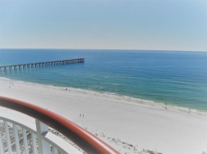      From the balcony--the Navarre beach pier--the longest pier in the gulf of Mexico
