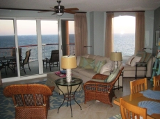     Living Room Offers Great Beach Views 