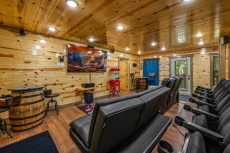 A Great Escape Pool Log Cabin