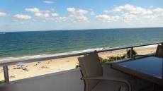 Luxurious 2BR/2Bath Condo looks Directly over Ocean Pool Beach Fort Lauderdale