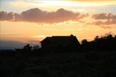 Cabin overlooks Moab and appeals to folks wanting to experience peace & quiet.