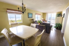 Beachfront Vacation Rental, Beautiful view from the 2nd story balcony.