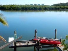 View from deck of the apartment.
