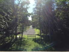 View from front of the house balcony