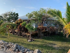 Northwest corner of the house, taken from the Beach Road