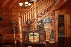 Main level cabin entrance.