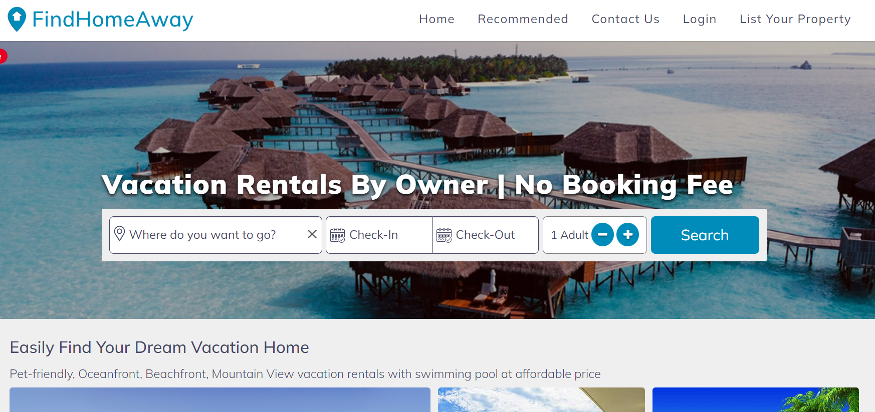 Generating Business from Vacation Rentals Website - Find Home Away