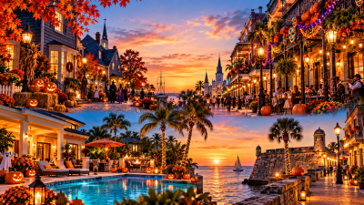 Best Halloween getaways in the USA with spooky streets, vacation homes and fall decorations